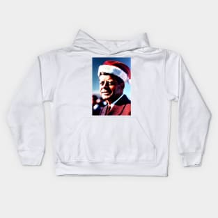 Santa JFK (Celebrity Christmas) Kids Hoodie